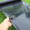 200 micron agricultural Black polyethylene Plastic Mulch Film, ldpe with uv ground cover width holes