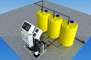 Fertigation System of Irrigation and Fertilizer Dosing in an Industrial Greenhouse